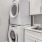 Laundry room with washer, dryer and utility sink.