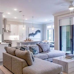 Open space living area with natural lighting Open space living area with natural lighting
